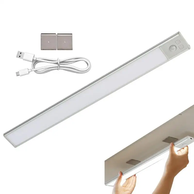 

Under Cabinet Lighting Led Light Bar Under Cabinet With 3 Colors Magnetic Nightlight Fixtures For Bedroom Wardrobe Stair Kitchen