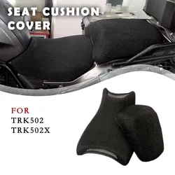 Motorcycle Accessories 3D Breathable Mesh Seat Cushion Cover Waterproof For Benelli TRK502 TRK502X TRK 502 X 502X