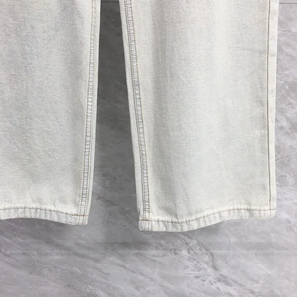 Y2k Derschutze الدينيم بركة السمك تيدي بير التطريز الجينز خمر المرأة فضفاض مستقيم واسعة الساق الجينز الشارع الرجال السراويل #6