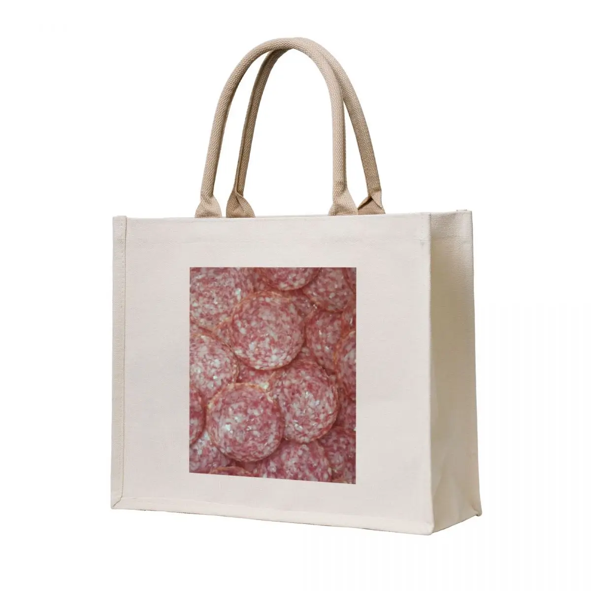 

Italian salami Tote Bag personalized tote Handbags canvas tote bag cute bag