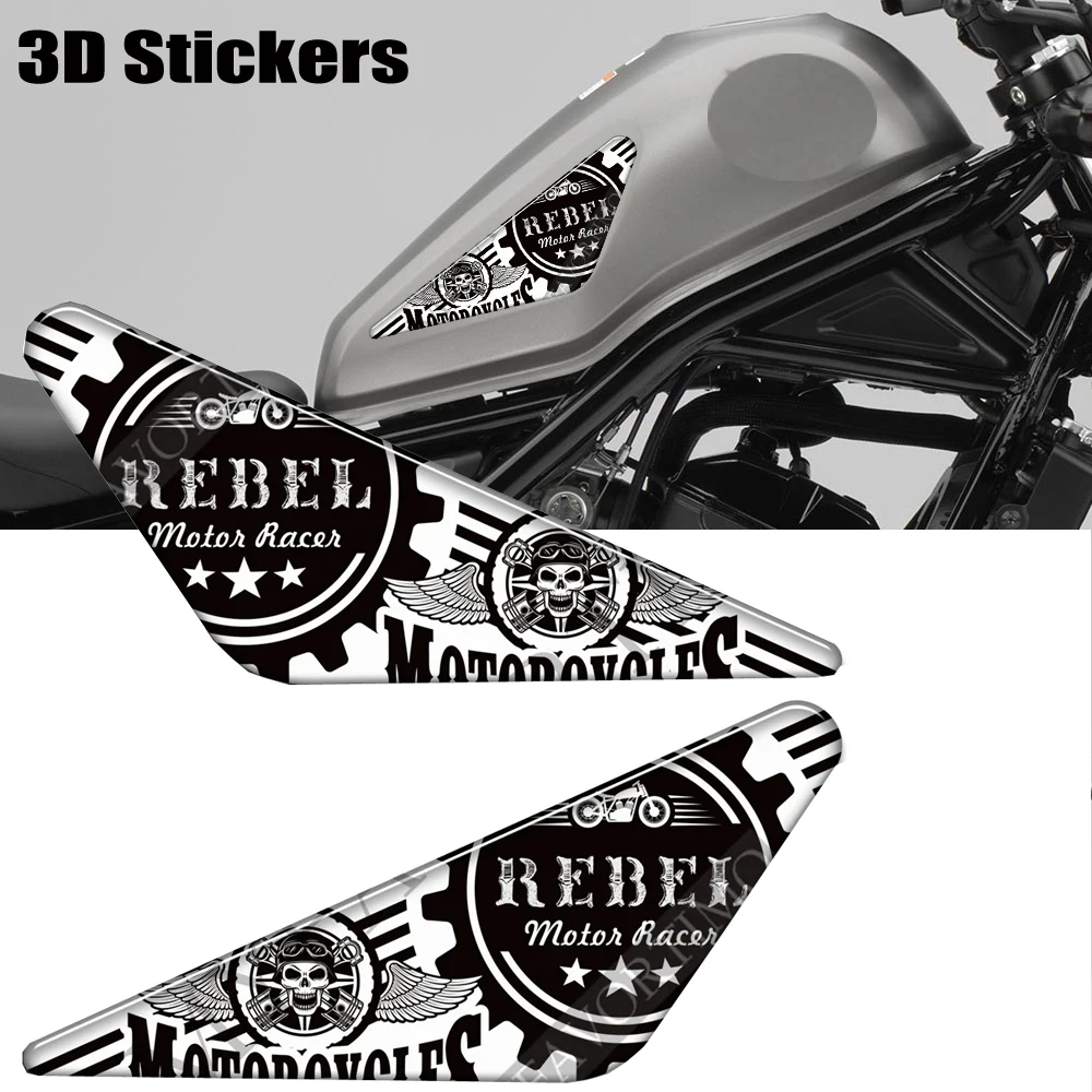 

2018 2019 2020 2021 Fairing Fender Tank Pad Stickers Decal Protection For HONDA REBEL CM CMX 125 250 300 500 CMX500 CMX300