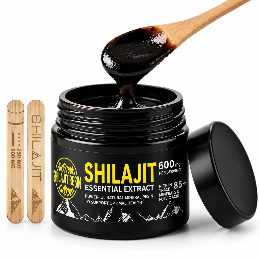 100% Shilajit Resin Himalayan Mineral Resin Rich Fulvic Acid 85 Trace Minerals Support Immunity & Stress Relief Health Care
