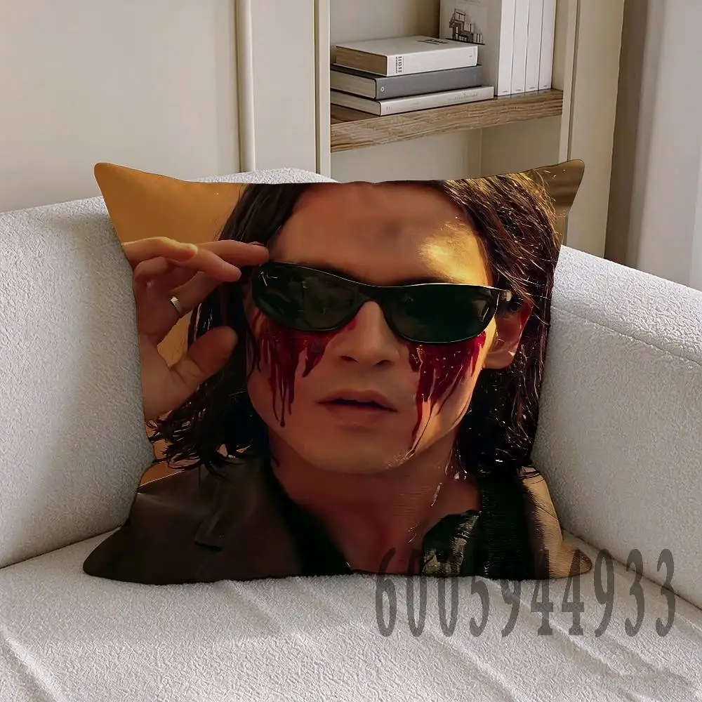 J-Johnny D-Depp Actor Anime Celebrity Merchandise All-Match Printed Pillow Case Sofa Car Office Room Decoration Protector