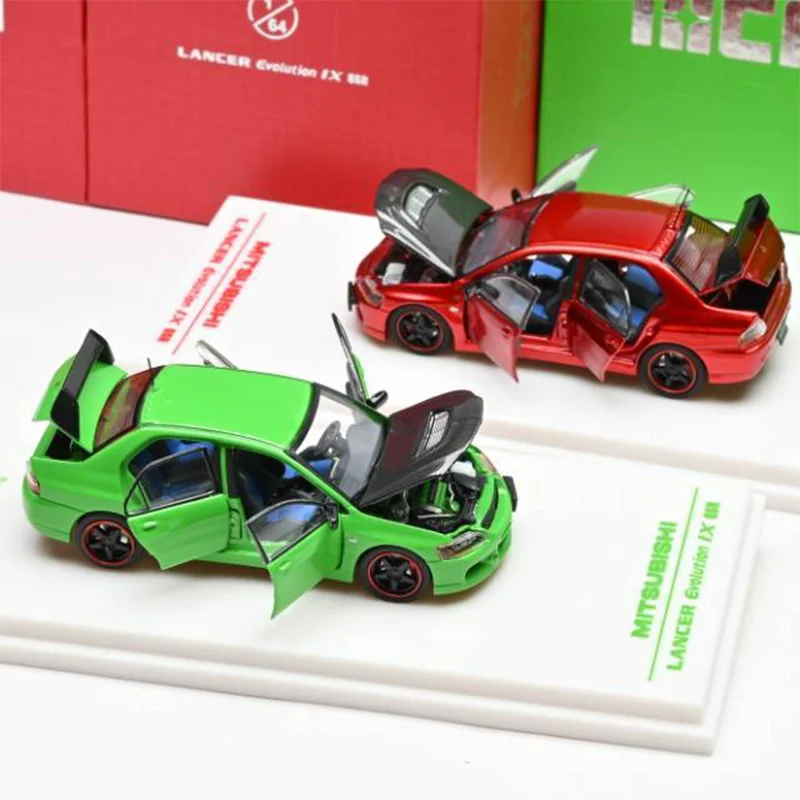 1:64 Ihcm Mitsubishi Evo 9th Generation ماليزيا محدودة كاملة الحجم محاكاة سبيكة مصغرة يموت الصب نموذج سيارة لعبة مخصصة هدية #5