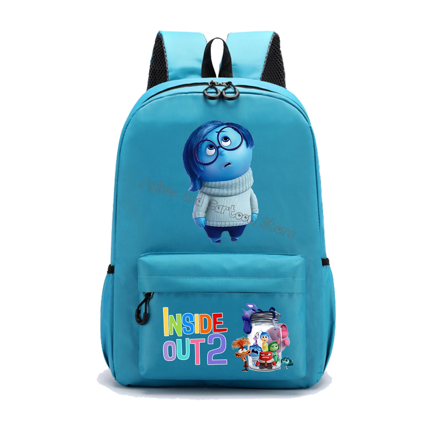 Disney Inside Out 2 Backpack New Schoolbag Cute Cartoon Schoolbag Fashion Children Backpack Student Large-capacity Bag Kids Gift