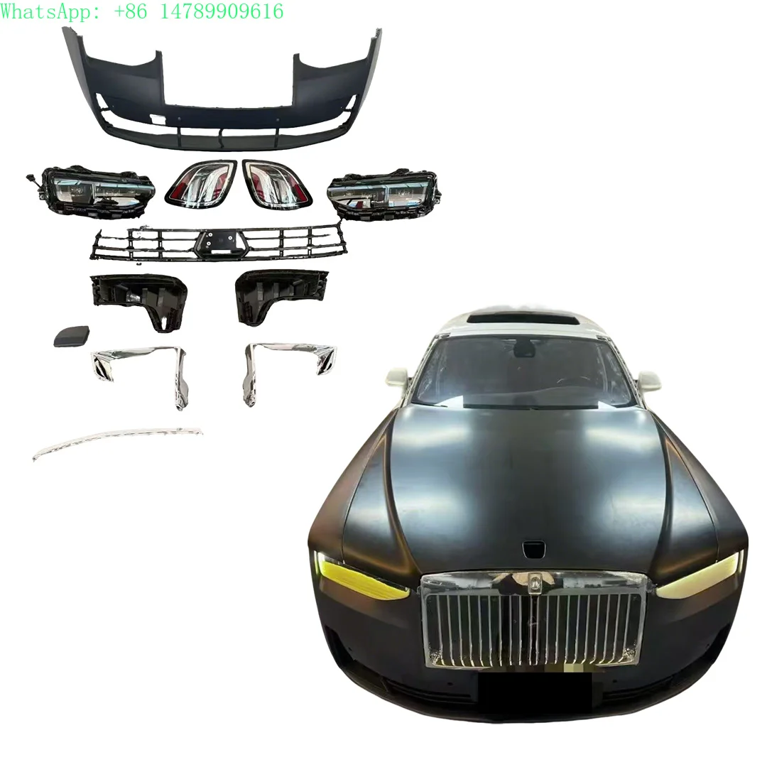 For  Ghost 4st Gen Upgrade to 5th Gen Body Kit 2020-2024 Upgrade to 2025 LED Headlights Front and Rear Bumper Grilles