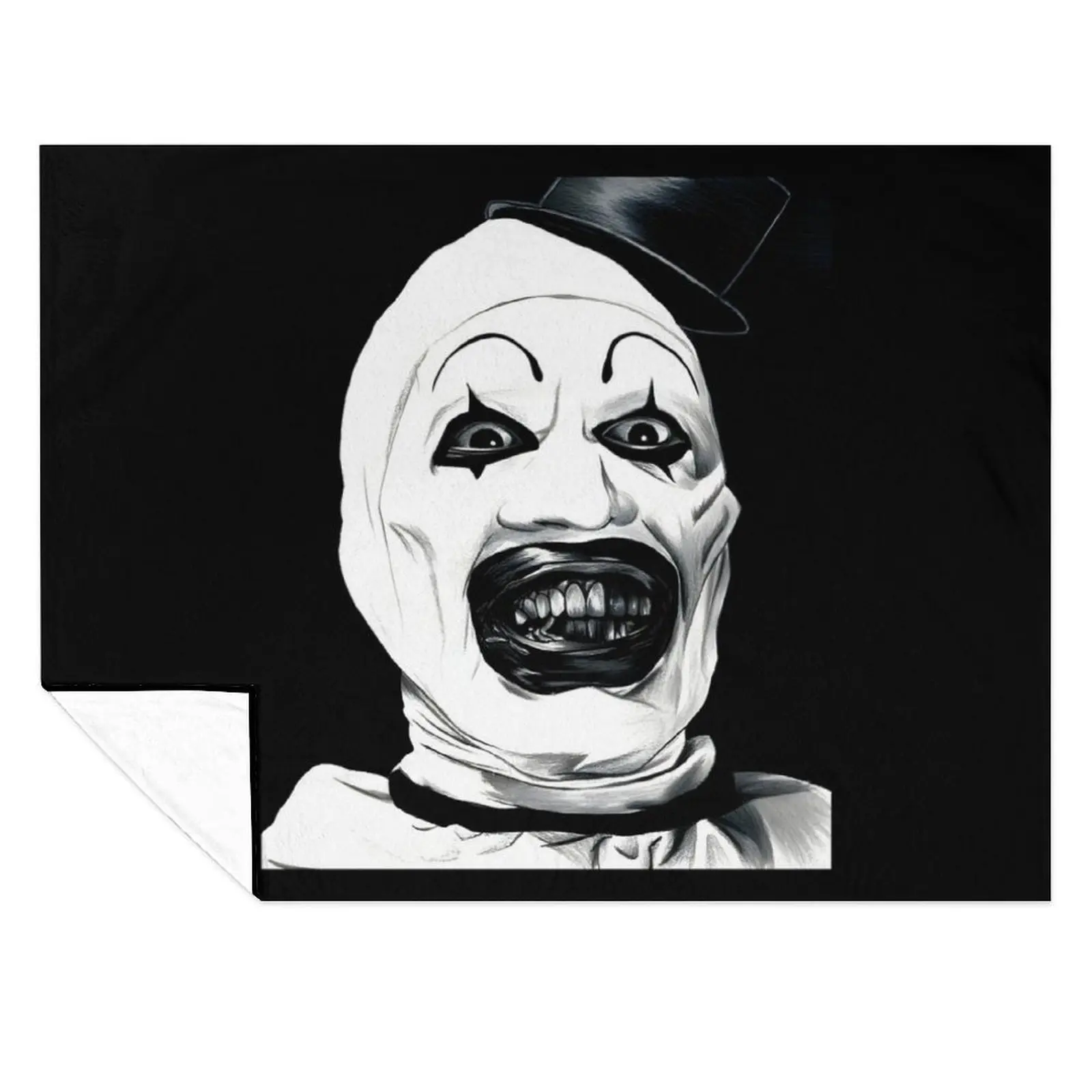 Art The Clown Terrifier Classic Throw Blanket blankets ands Bed linens Weighted Blankets