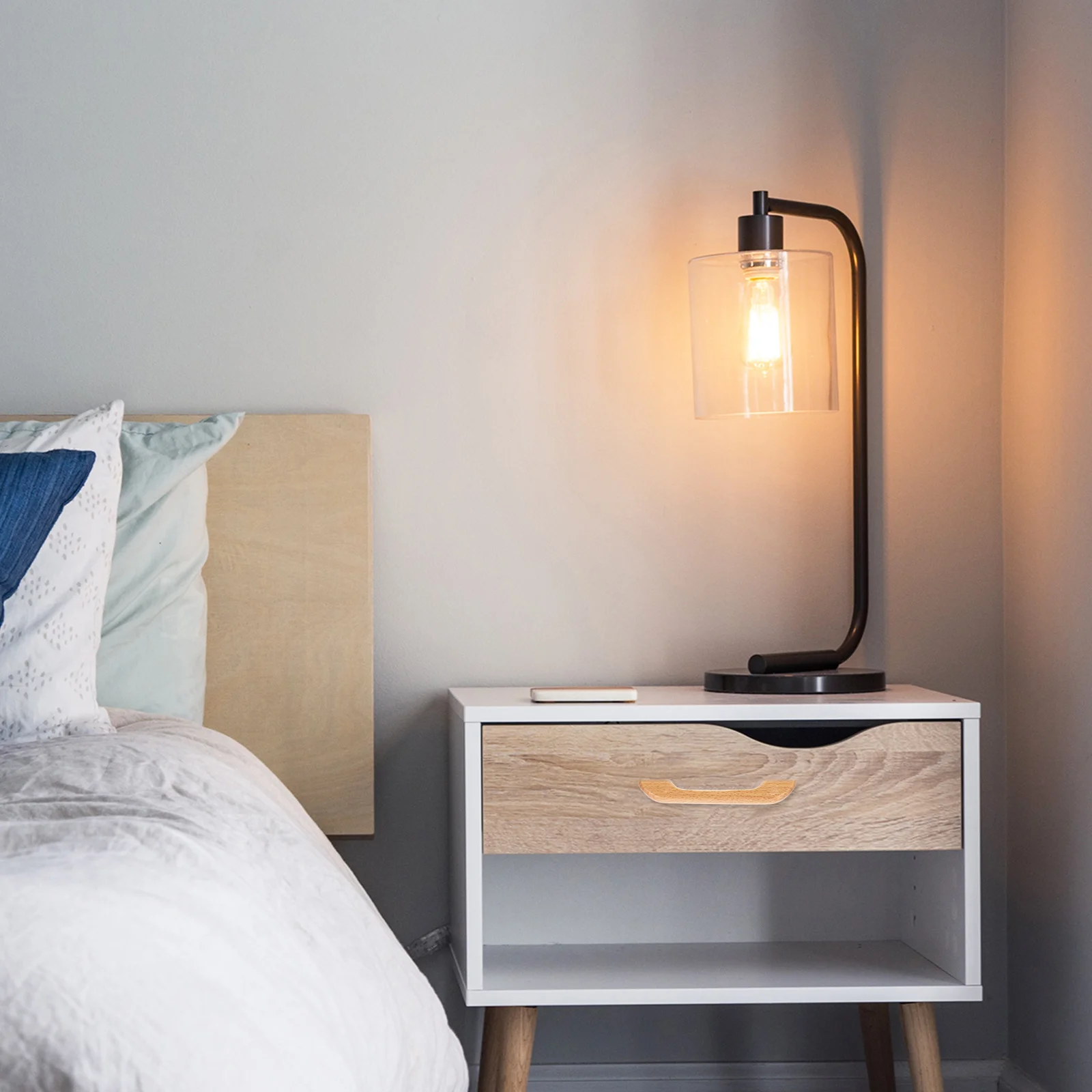 

36Pcs Wood Cabinet Handles Modern Design Drawer Pulls Kitchen Cupboard Hardware Home Use Cabinet Handle Drawer Pulls