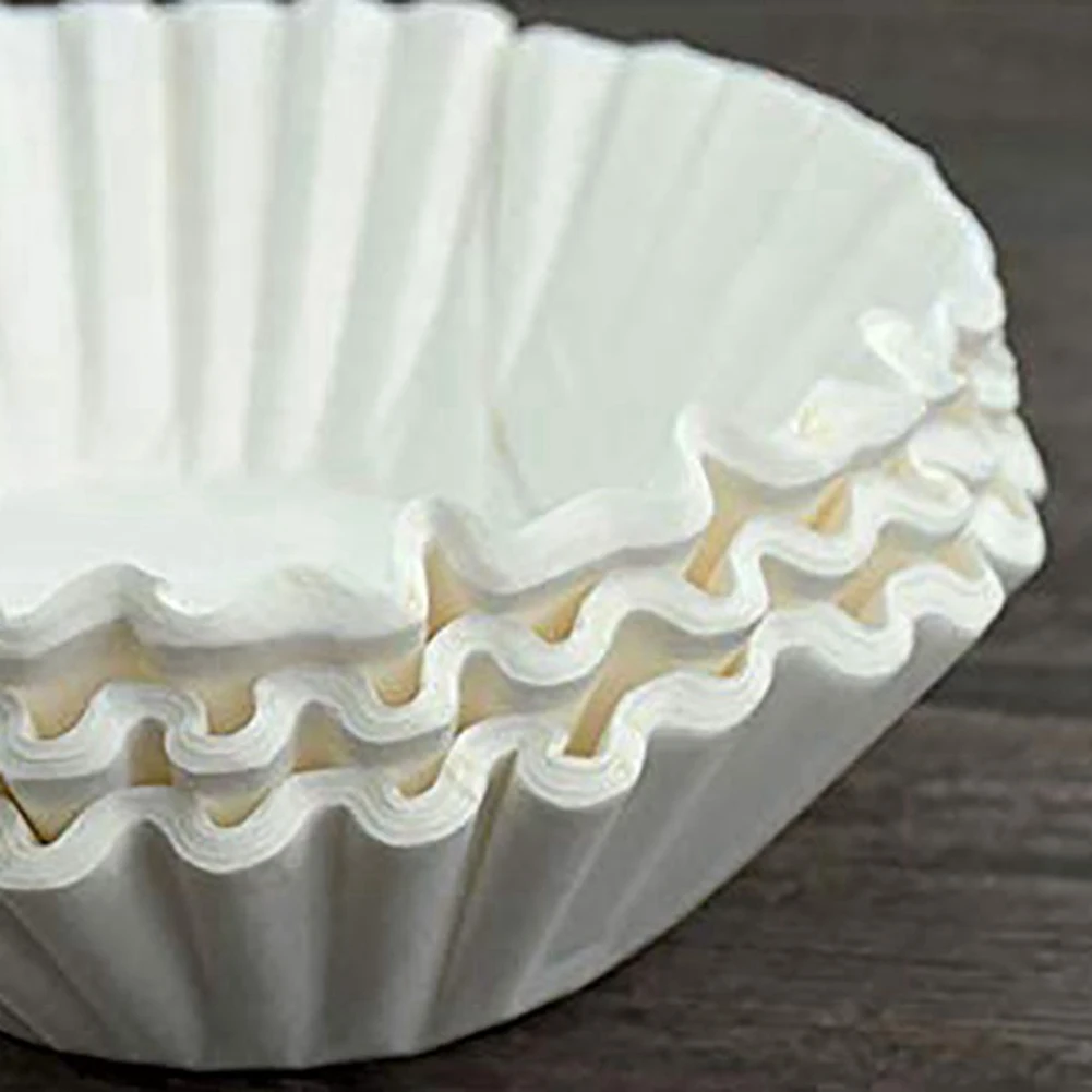 500Pcs 8/12 Cup Filters Single Serving Paper for Coffee Machine Filter Paper Cake Cup Coffee Filter Paper