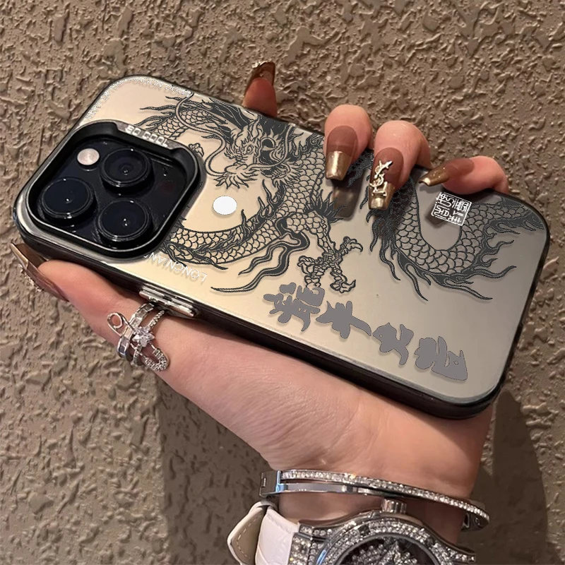 حافظة التنين الصينية Loong لهاتف Xiaomi Redmi Note 14 13 12 11 10 9 8 Pro Plus 14S 12S 11S 10S 9S Redmi 14C 14R 13C 12C 11A #4