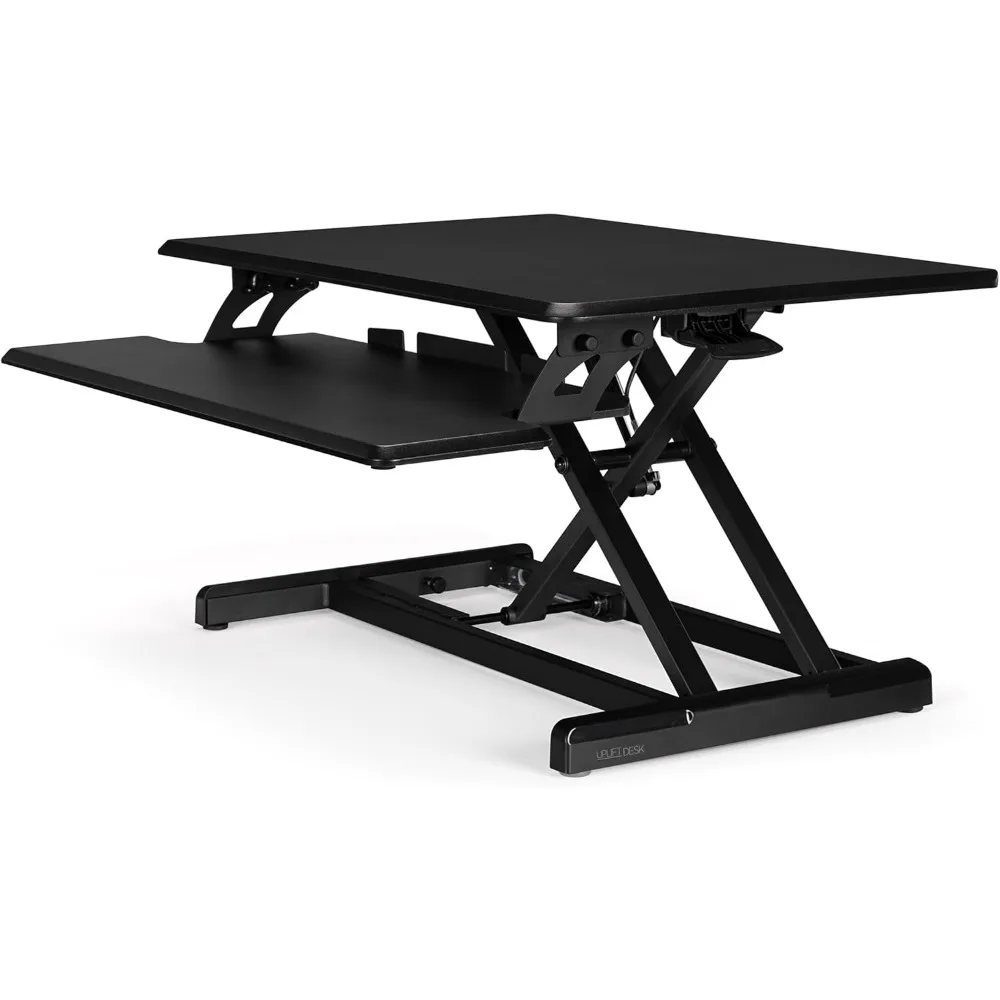 Uplift Desk - Convertidor de escritorio de pie Lady Bird (negro)