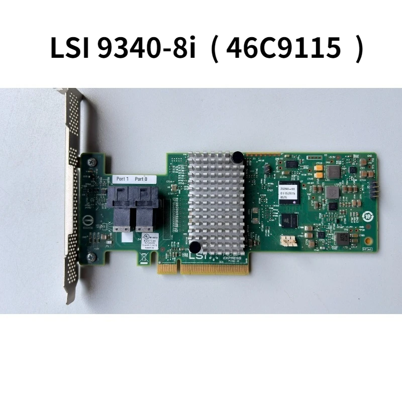 Original For LSI 9340-8i 46C9115 M1215 12GB RAID0.1.10 Controller Raid SAS3008 SAS/SATA PCI-E 3.0 X8 CONTROLLER Array Card