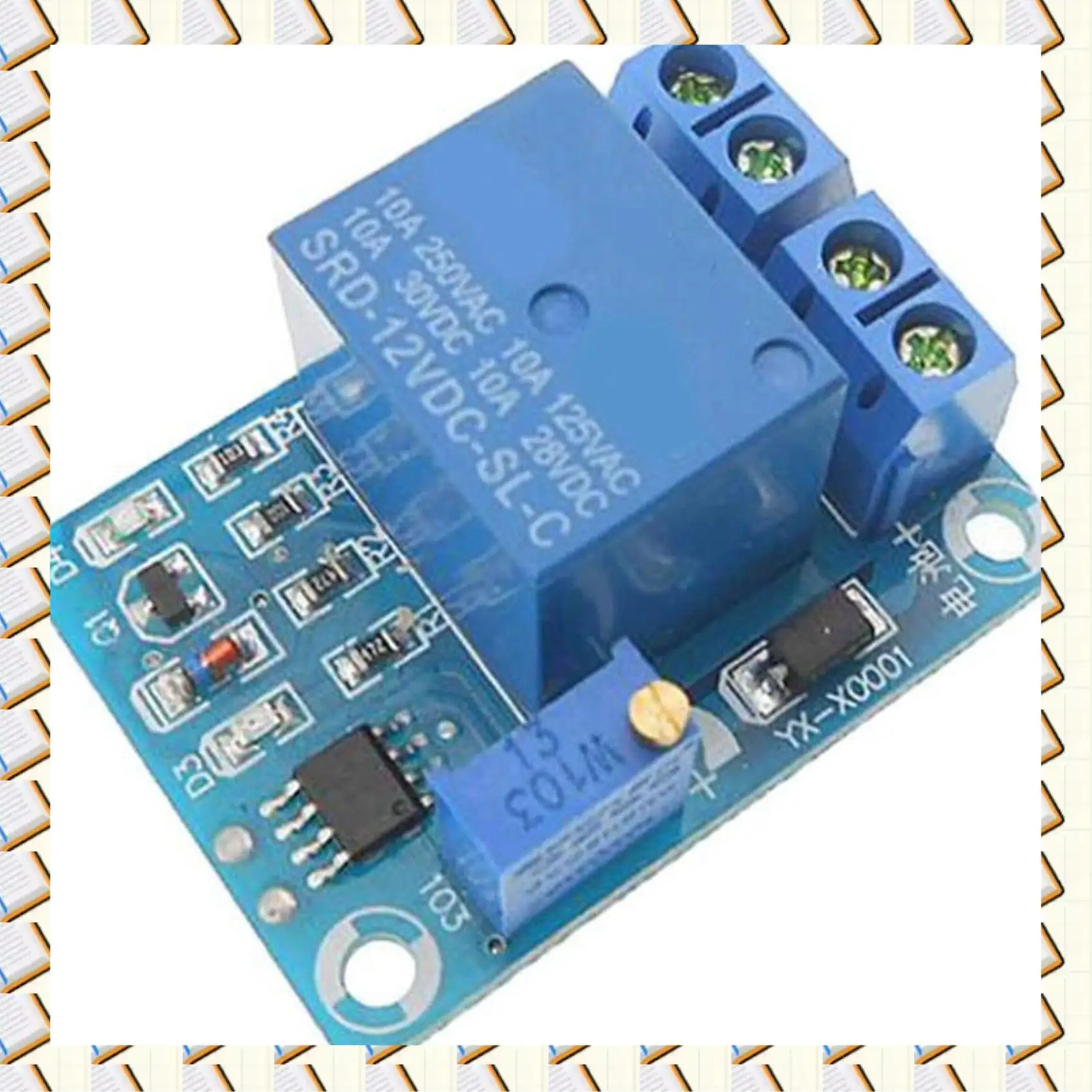 A14M 12V LED Inverter Rocking Rocker Schalter RUND SPST ON-OFF Mit YX-X0001 DC 12V Batterie Unterspannung Management Modul