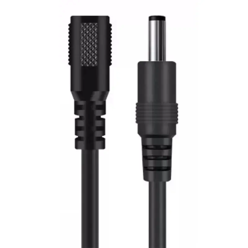 B29C-10Pcs 5.5Mm X 2.1Mm 18 AWG DC Connector, Male To Female 1.6FT Power Extension Cable For Devices