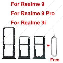 Sim Card Tray For Realme 9 9 Pro 9i 4G 5G Dual SIM Card Slot Holder   Card Adapter Replacement Reapir Parts