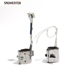 SNDHEATER Electric Band Heaters Heating Element 60mm Inner Diameter 25/30/35/40mm Height Stainless Steel 140W-230W 110V/220V 1PC