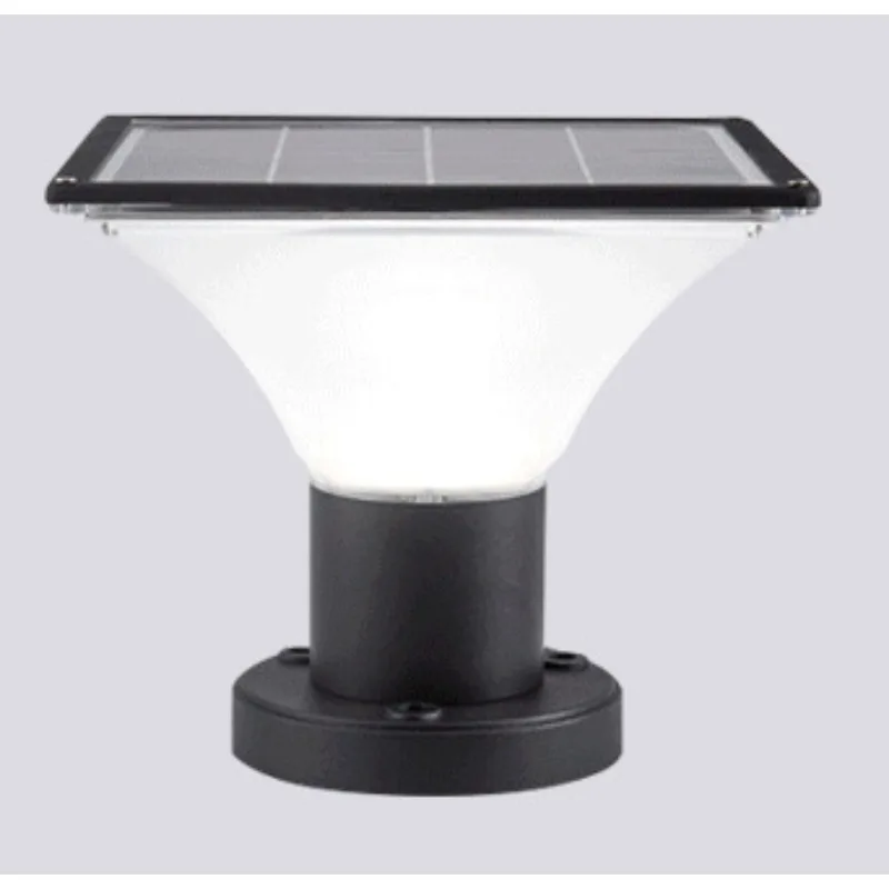 

Наружный светильник для ворот, садовый настенный настенный светильник, 12 Вт, квадратный затемняющий светодиодный солнечный светильник