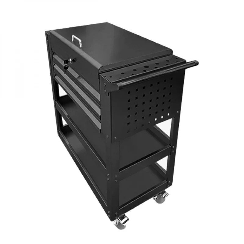 OEM/ODM High Quality Utility Powder Coated Cold Iron Foldable Cart  With 6 Layers