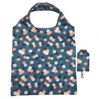 Sac à provisions écologique pliable, sacs à main en poudre pliants, fourre-tout de grande capacité, sac d'épicerie de voyage, impression de mode 5
