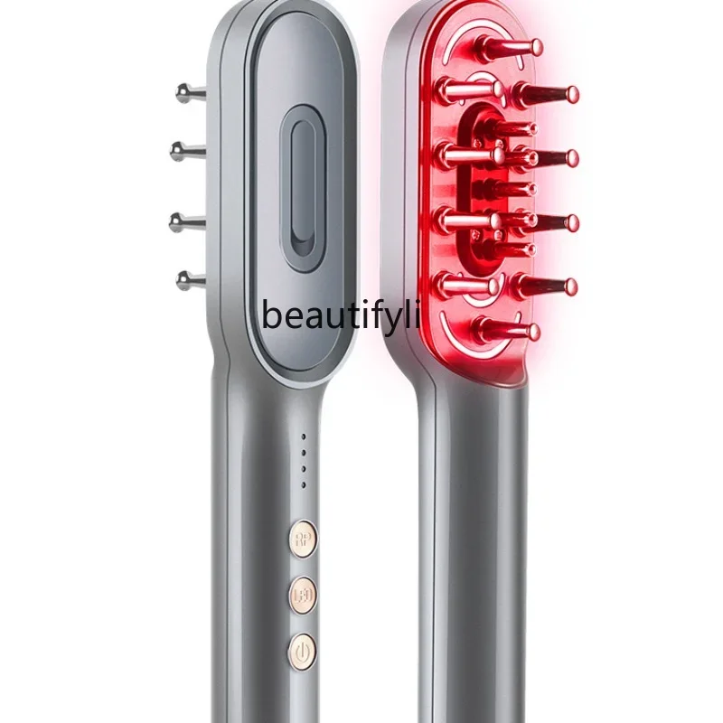 zq Beam Hair Brush Micro-Current Multifunctional Massage Instrument Hair Comb Massage Comb