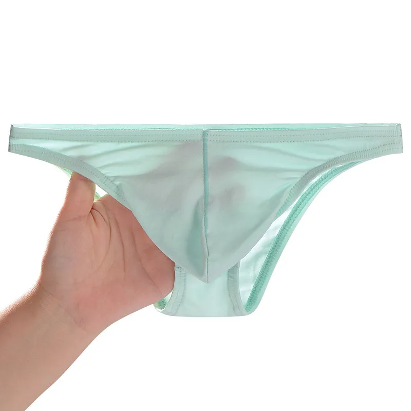 

Men's Briefs Family Sexy Lingerie Cotton Underwear Summer Thin See Through Bulge Pouch Panties Briefs Breathable Soft Underpants