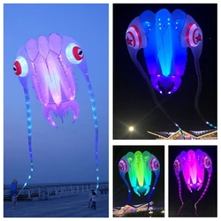 free shipping led trilobites kite for adults kite string line professional parachute sports toys Eagle kite giant flying kite