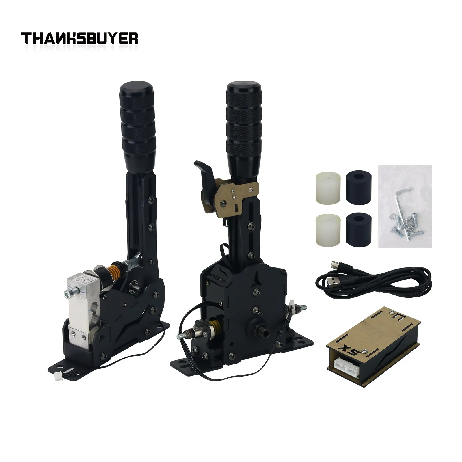 

Sim Racing Games PU USB Sequence Set Shifter Handbrake for Logitech G29/G27/G25 Thrustmaster T300RS/GT