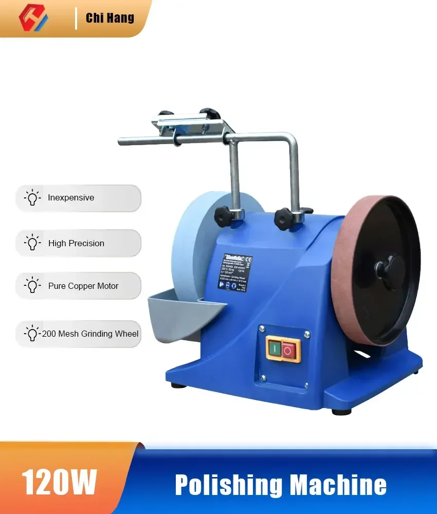 

Многофункциональная точилка для ножей с водяным охлаждением, маленькая электрическая точилка для ножей, низкоскоростная водяная шлифовальная машина, полировальный станок