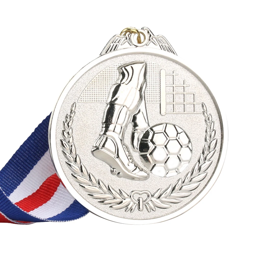 

Soccer Sports Medals Zinc Alloy Sports Competition Awards Medals Wear-resistant Collection Gold Silver Bronze Souvenir Gift