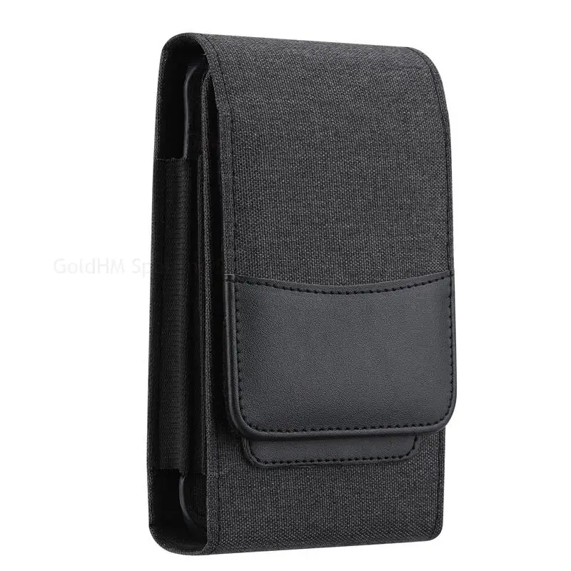 

Nylon Cloth Leather Phone Pouch For Asus ROG Phone 9 FE 8 7 6 Pro Flip Waist Bag Belt Clip Case Rog Phone 8 Pro 7 6D 5s 3 Strix