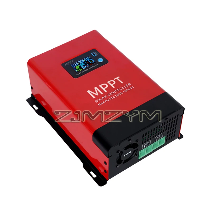 MPPT Solar Charge Controller 12V/24V/48V, 12.5A-100A Universal PV Regulator for Lithium & Lead-Acid Battery, Off-Grid System