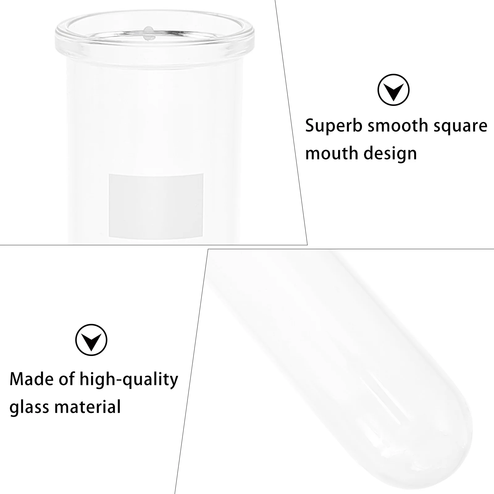 

Glass Digestive Tube Azotometer Boiling Useful Nitrogen Analyzer Square Mouth Digestion