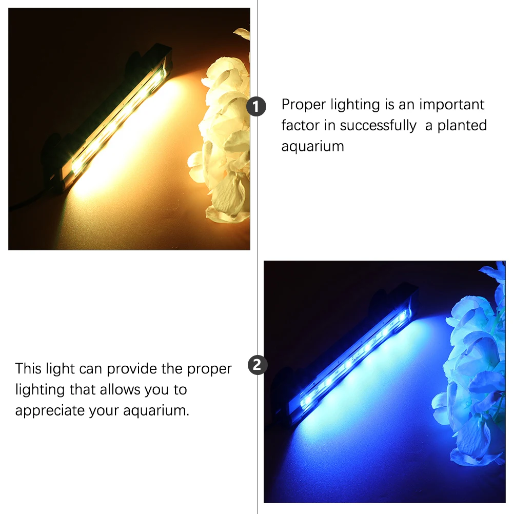 

LED Submersible Aquarium Light Remote Control Color Changing Fish Tank Lamp Underwater Decorative Full High Brightness