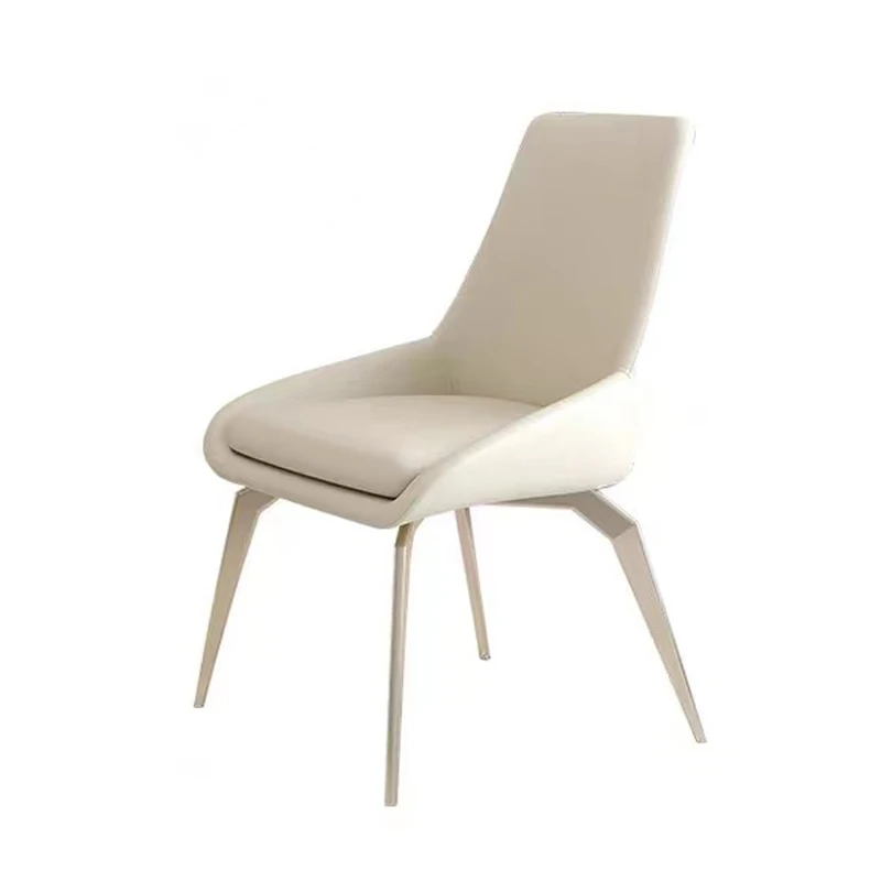 

Modern Dining Chair Metal Frame Dining Room Furniture Light Luxury Design Restaurant Hotel Furniture Dining Chairs
