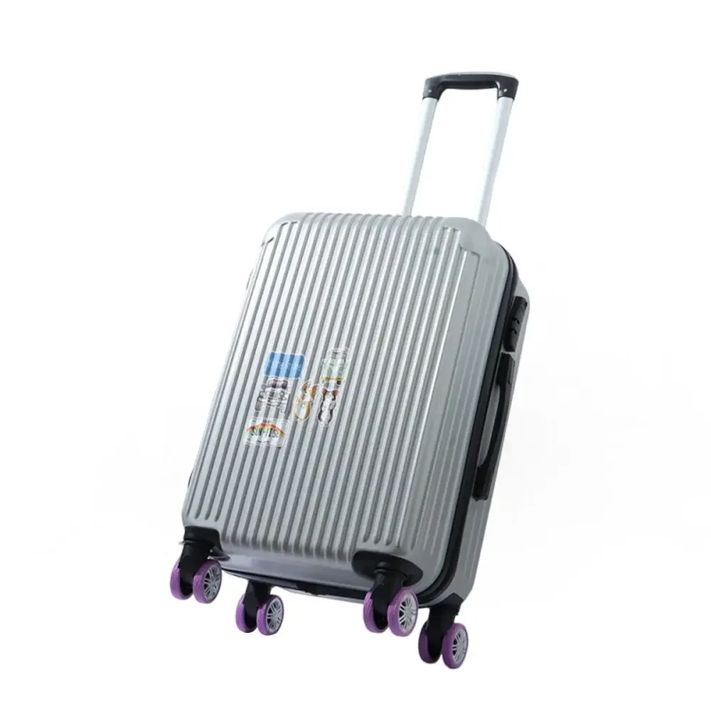 4/8PCS/Set Silicone Travel Luggage Caster Shoes with Silent Sound Suitcase Parts Axles Luggage Wheel Covers Reduce Noise
