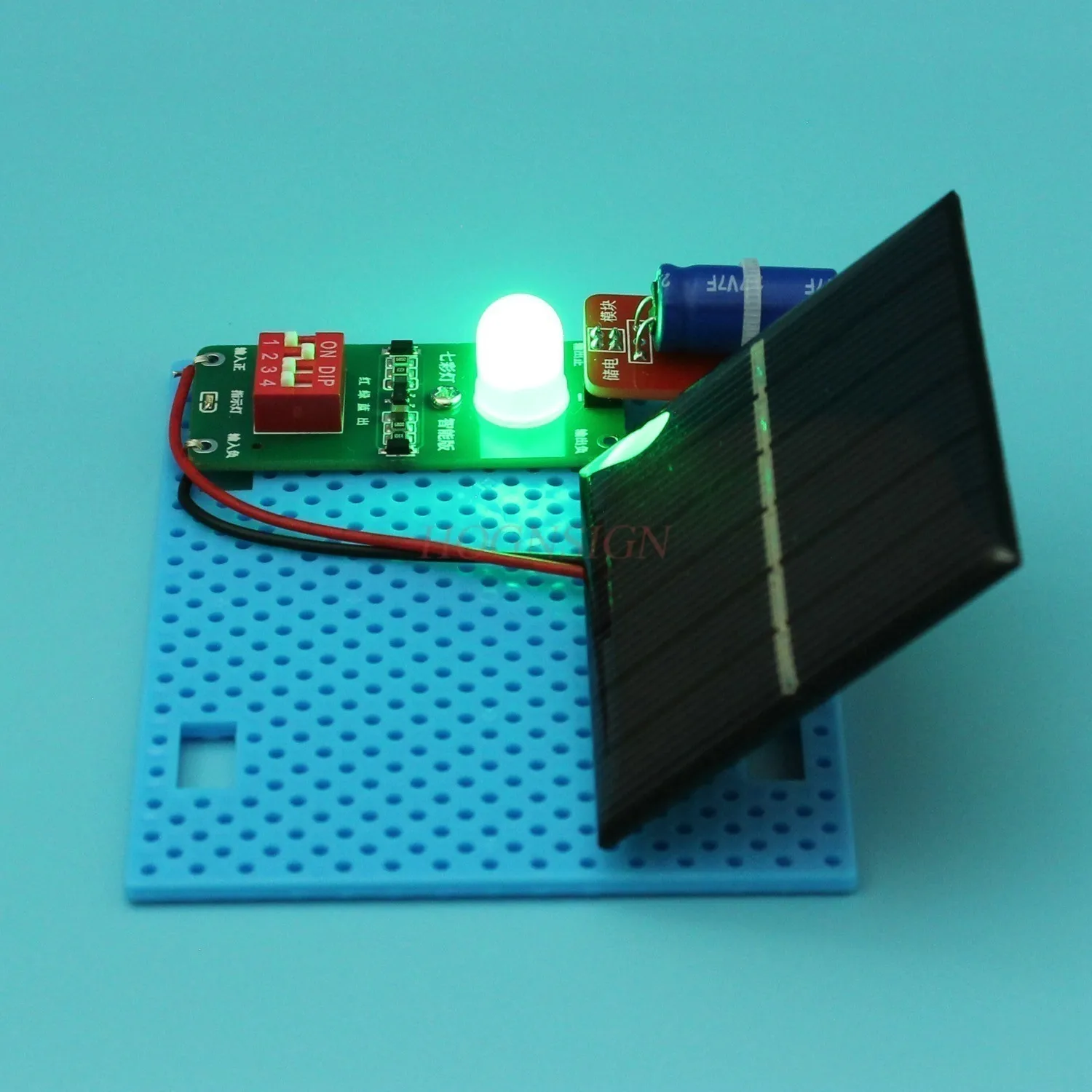 1 set Solar energy storage lamp super simple scientific invention teaching aid model material package