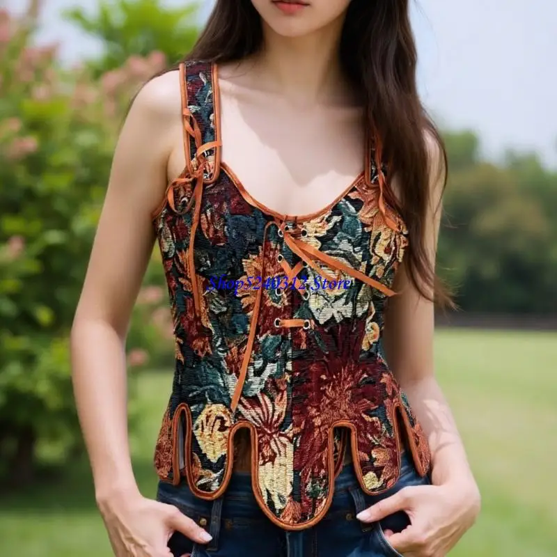 634c có thể điều chỉnh áo corset với bộ máy Shaper thời trang retro bằng thép