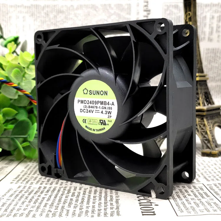 ORIGINAL PMD2409PMB4-A 9038MM9 CM 24V 4,3 W 3 DRÄHTE LÜFTER