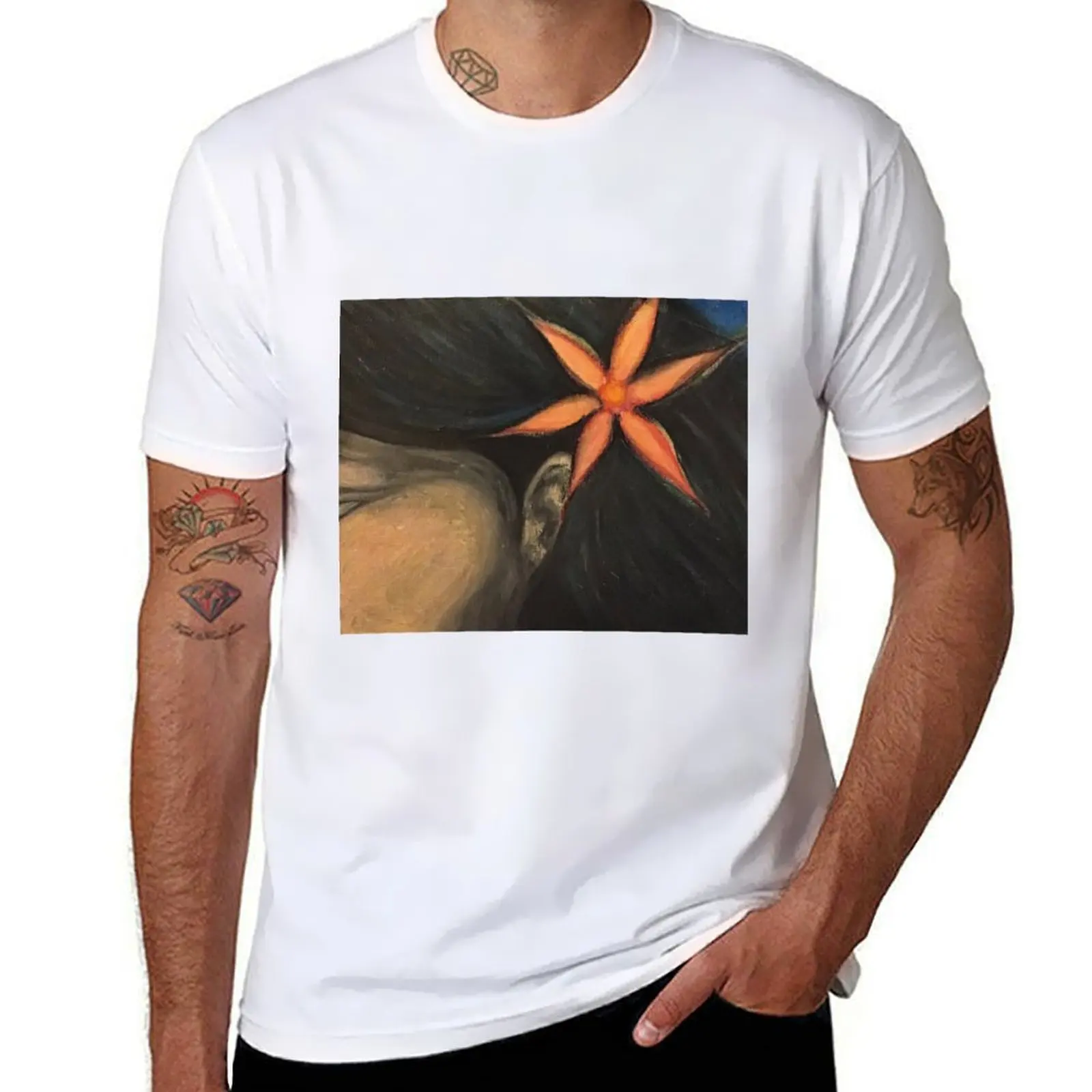 

“Island Flower” T-Shirt Independence Day Short Sleeve T-Shirt