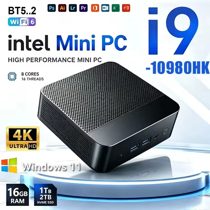 ミニpc-windows-11-インテル-core-i9-10980hk-ddr4-16gb-32gb-ssd-1tb-2tb-ゲーミングpc-bt52-ポータブルデスクトップpc-ゲーマー向け