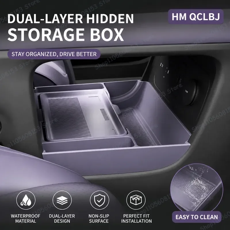 For Haobo A800 For 26mm Central Control Storage Box Multi Function Glasses Storage Box Car Accessories Auto Modification
