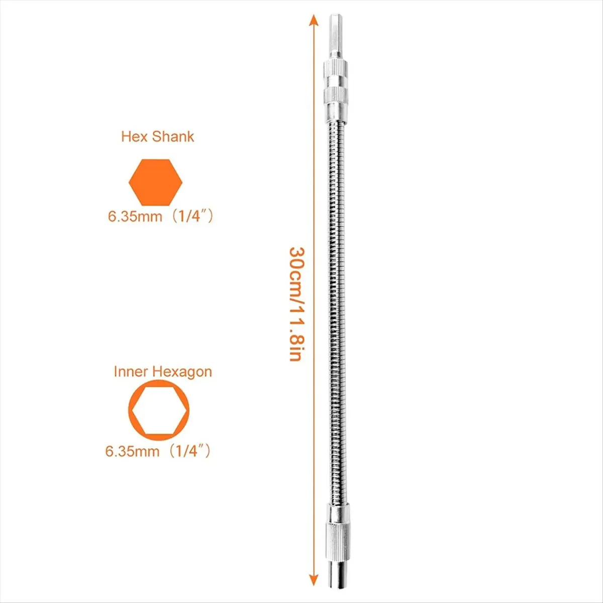 【Multifunctional】 Flexible Drill Bit Extension and 105 Degree Right Angle Drill Attachment Set-for Hard-to-Reach Areas,Home Impr
