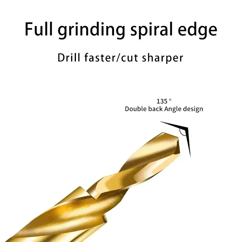 TG HSS M35 ขั้นตอนที่เจาะบิตสําหรับอลูมิเนียมทองแดงเหล็กแม่พิมพ์ไม้พลาสติก