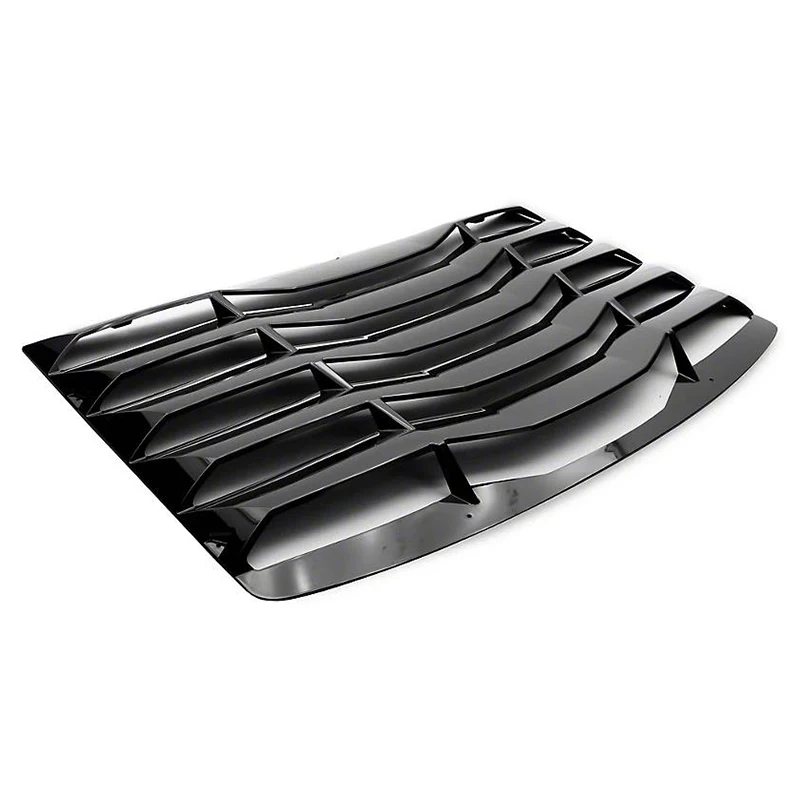 

MP Concepts Auto Parts Gloss Black Rear Window Louvers for Camaro 2016-2024