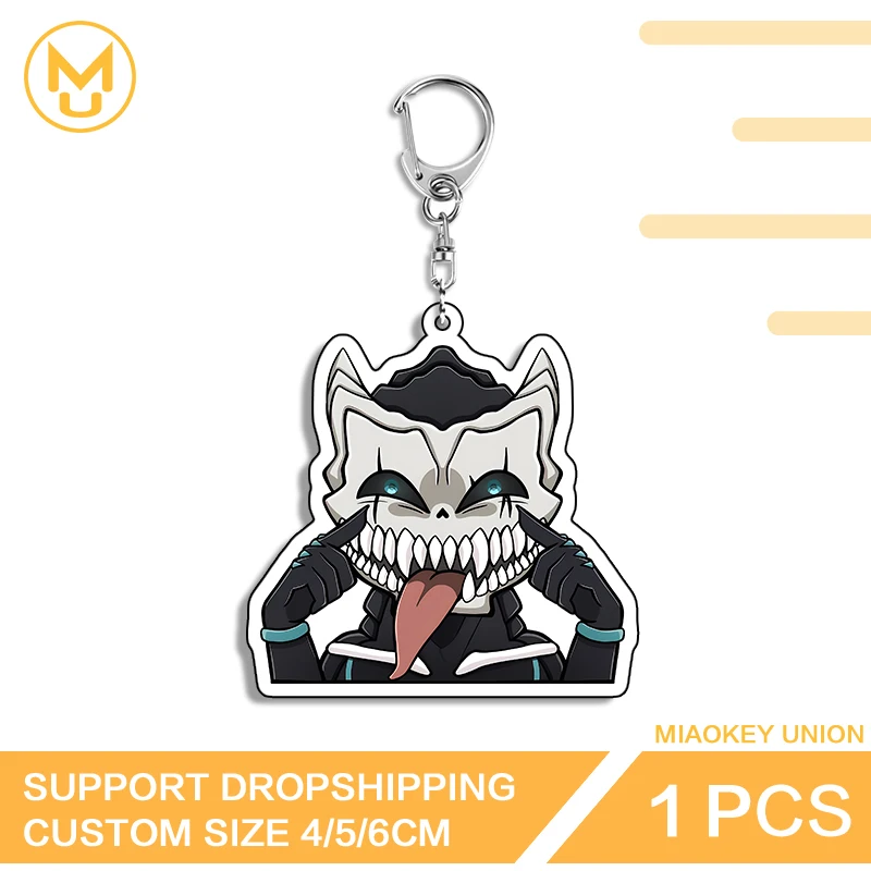 Lovely Fashion Kafka Hibino Playful Eye Catching Exquisite Double Sided Keyring Waterproof Customizable Versatile Jewelry