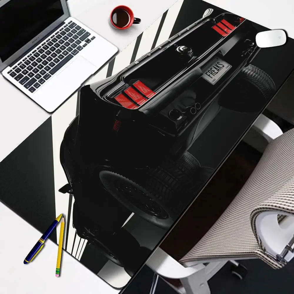 HYBXAXC MousePad with Stitched Edges Mat with Cool Racing Car Home Officel Desk Accessory and Gift for Gamers PC Non-Slip Rubber