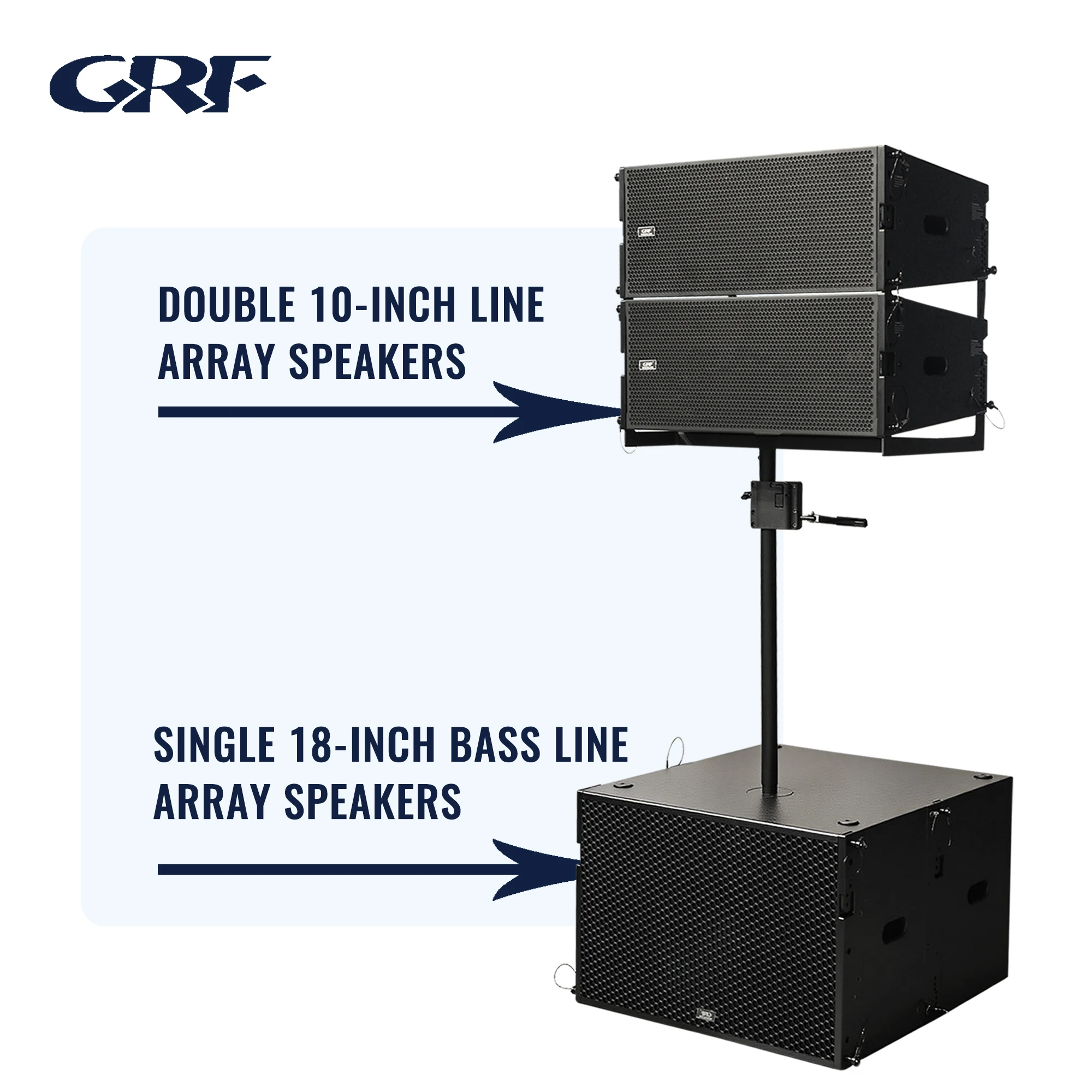 Hot Sell Professional Dual 10 Inch Tweeters Line Array Speaker Waterproof Speakers Passive Sound Audio System Outdoor Events OEM