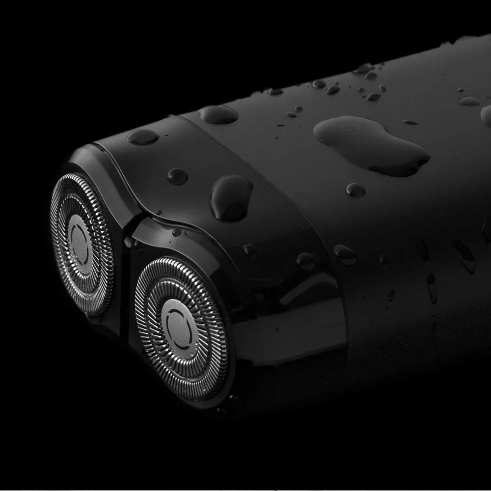 XIAOMI-Afeitadora eléctrica MIJIA S100 para hombre, máquina de afeitar portátil de doble hoja, seca y húmeda, recortadora de barba, recargable por USB