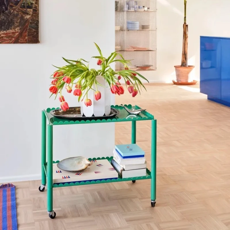 

trolley Nordic shelf sofa edge a few creative movable living room