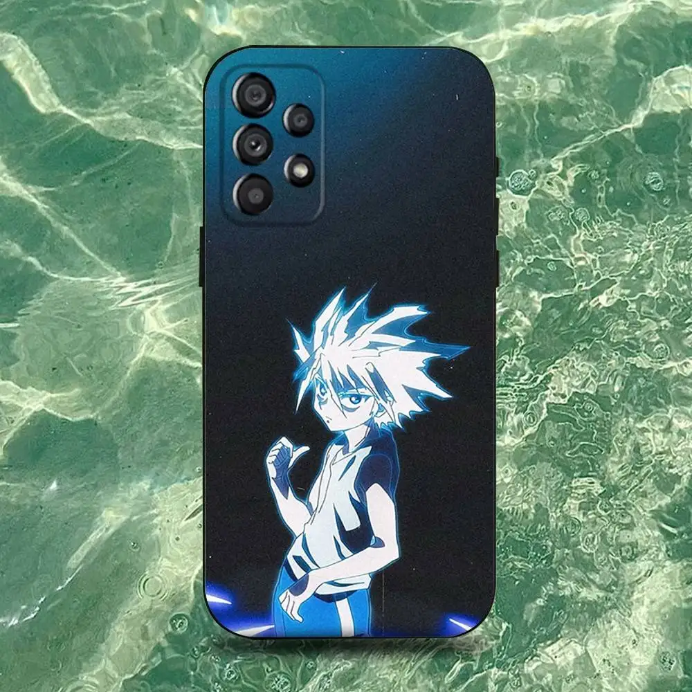 เคสโทรศัพท์ลายอนิเมะ H-Hunter K-Killua สำหรับ Samsung Galaxy A20,A21s,A22,A31,A32,A52,A53,A72,73,A80  แบบนิ่มสีดำ